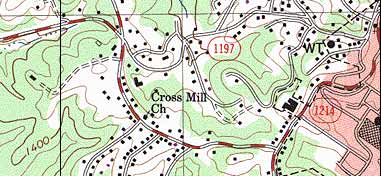 Old NC 10 - Marion Map